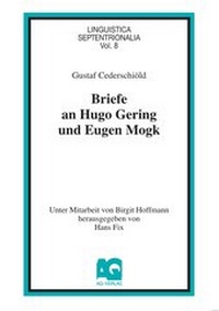 Enlarge image Cover: Gustaf Cederschiöld - AQ-Vlg