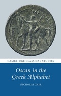 Cover: Oscan in the Greek Alphabet - Cambridge University Press