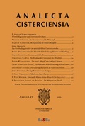 Cover: Analecta Cisterciensia 65 (2015) - Medien-GmbH Heiligenkreuz