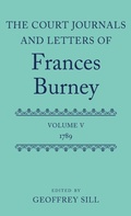 Cover: The Court Journals and Letters of Frances Burney - Oxford University Press