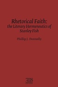Cover: Rhetorical Faith - English Literary Studies