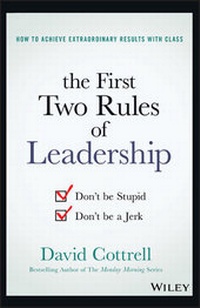 Enlarge image Cover: The First Two Rules of Leadership - Wiley
