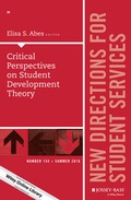 Cover: Critical Perspectives on Student Development Theory - Jossey-Bass
