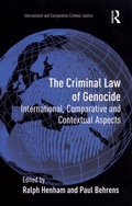 Cover: The Criminal Law of Genocide - Routledge