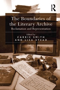 Abbildung von: The Boundaries of the Literary Archive - Routledge
