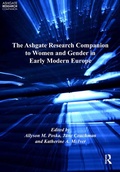 Cover: The Ashgate Research Companion to Women and Gender in Early Modern Europe - Routledge