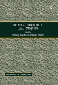 Abbildung von: The Ashgate Handbook of Legal Translation - Routledge