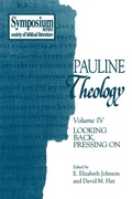Cover: Pauline Theology: Vol 4 - Scholars Press
