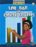 Cover: Line, Bar, and Circle Graphs - Crabtree Publishing Co,US