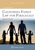 Abbildung von: California Family Law for Paralegals - Aspen Publishers Inc.,U.S.