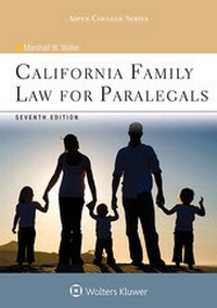 Abbildung von: California Family Law for Paralegals - Aspen Publishers Inc.,U.S.
