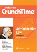 Cover: Emanuel Crunchtime for Administrative Law - Aspen Publishers Inc.,U.S.