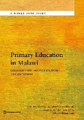 Cover: Primary Education in Malawi - World Bank Publications