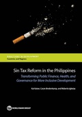 Cover: Sin Tax Reform in the Philippines - World Bank Publications