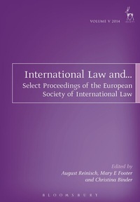 Enlarge image Cover: International Law and... - Hart Publishing