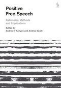Cover: Positive Free Speech - Hart Publishing