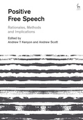 Cover: Positive Free Speech - Hart Publishing