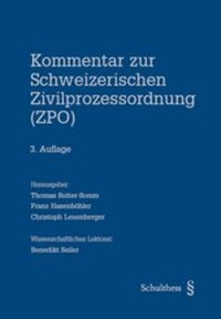 Abbildung von: Kommentar zur Schweizerischen Zivilprozessordnung (ZPO) - Schulthess Juristische Medien