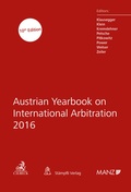 Cover: Austrian Yearbook on International Arbitration 2016 - St&auml;mpfli Verlag AG
