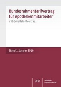 Abbildung von: Bundesrahmentarifvertrag für Apothekenmitarbeiter - Deutscher Apotheker Verlag