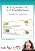 Cover: Anfangsunterricht - Sch&uuml;ttelw&ouml;rter-Kartei - Niekao Lernwelten