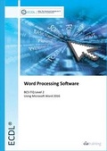Cover: ECDL Word Processing Software Using Word 2016 (BCC ITQ Level 2) - CiA Training Ltd