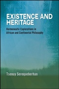 Cover: Existence and Heritage - De Gruyter