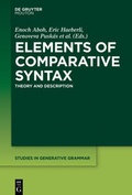 Cover: Elements of Comparative Syntax - De Gruyter Mouton
