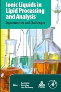 Cover: Ionic Liquids in Lipid Processing and Analysis - Elsevier