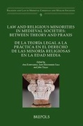 Cover: Law and Religious Minorities in Medieval Societies - Brepols N.V.