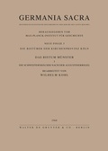 Cover: Die Bist&uuml;mer der Kirchenprovinz K&ouml;ln. Das Bistum M&uuml;nster I. Die Schwesternh&auml;user nach der Augustinerregel - De Gruyter