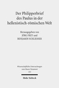 Bild: Der Philipperbrief des Paulus in der hellenistisch-roemischen Welt - Mohr Siebeck