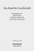 Cover: Das Band der Gesellschaft - Mohr Siebeck