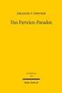 Cover: Das Parteien-Paradox - Mohr Siebeck