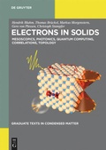 Cover: Electrons in Solids - De Gruyter