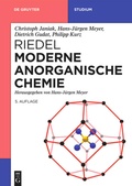 Cover: Riedel Moderne Anorganische Chemie - De Gruyter