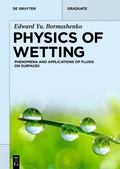 Cover: Physics of Wetting - De Gruyter