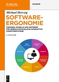 Cover: Software-Ergonomie - De Gruyter Oldenbourg