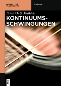 Abbildung von: Kontinuumsschwingungen - De Gruyter Oldenbourg