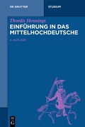 Abbildung von: Einführung in das Mittelhochdeutsche - De Gruyter
