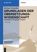 Cover: Grundlagen der &Uuml;bersetzungswissenschaft - De Gruyter