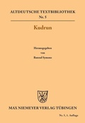 Cover: Kudrun - De Gruyter