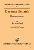 Cover: Der arme Heinrich - De Gruyter