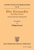 Cover: Die Grisardis des Erhart Grosz - De Gruyter