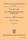 Cover: Judith - De Gruyter