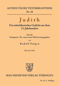 Enlarge image Cover: Judith - De Gruyter