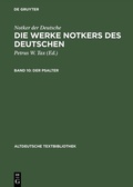 Cover: Der Psalter - De Gruyter