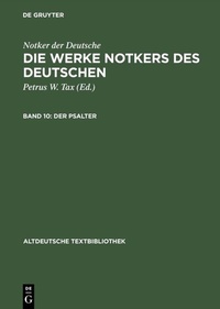 Enlarge image Cover: Der Psalter - De Gruyter