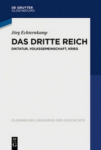 Enlarge image Cover: Das Dritte Reich - De Gruyter Oldenbourg