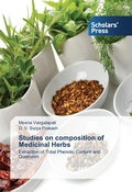 Cover: Studies on composition of Medicinal Herbs - Scholars' Press